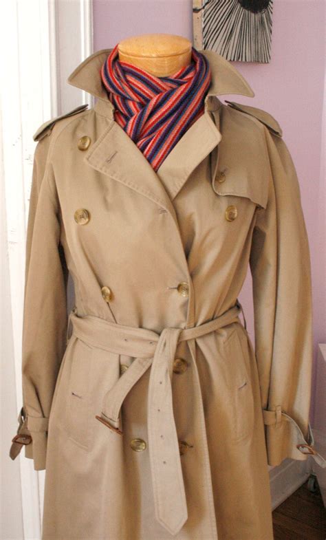 trench coat burberry vintage|vintage Burberry trench coat women's.